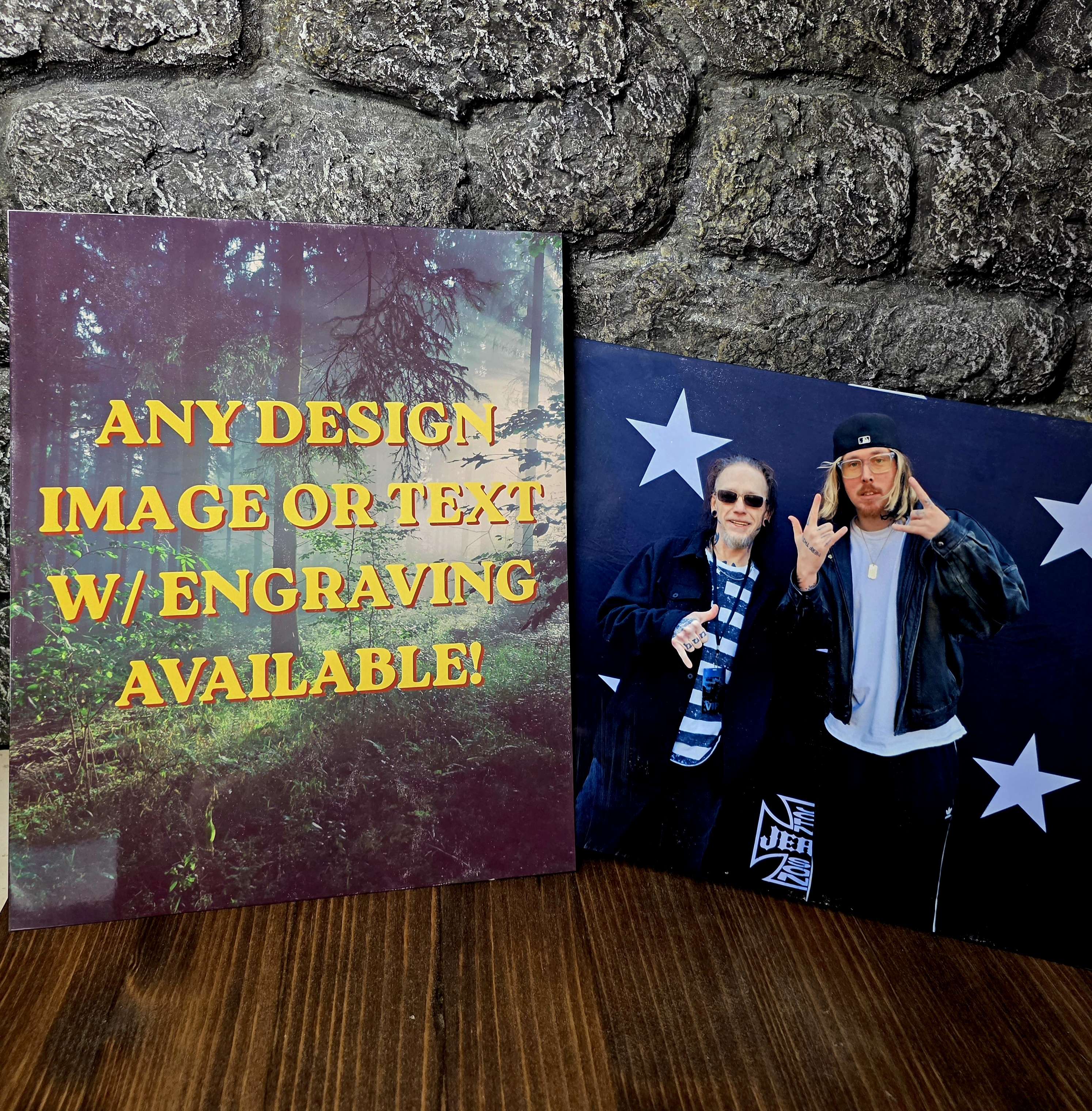 Custom 8x10" Metal Photo Print W/ Optional Engraving!