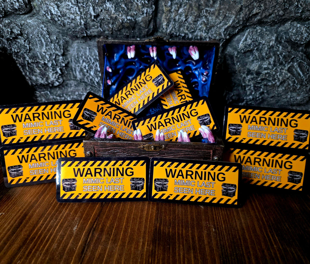 Warning:MIMIC! Sticker
