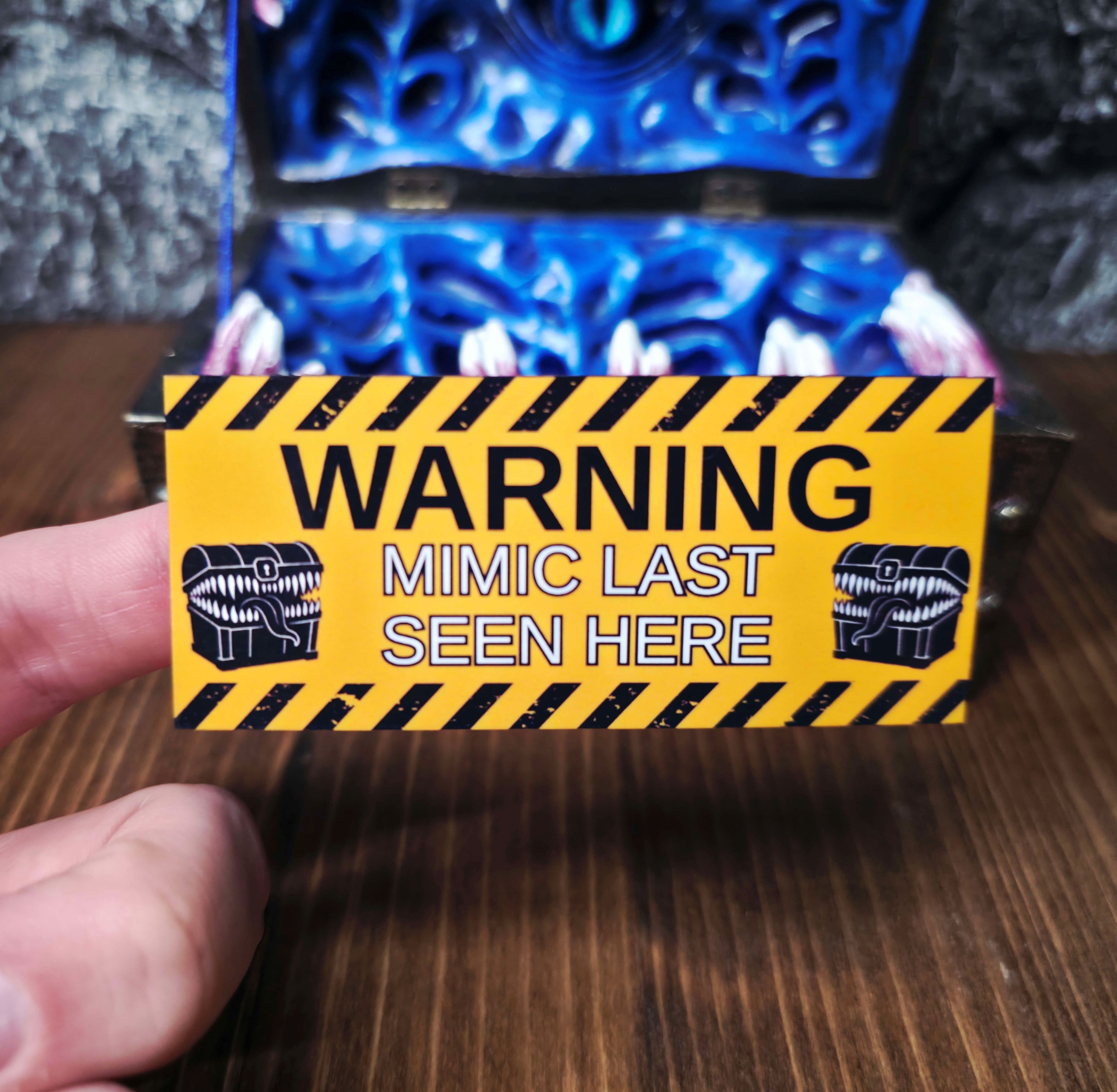 Warning:MIMIC! Sticker