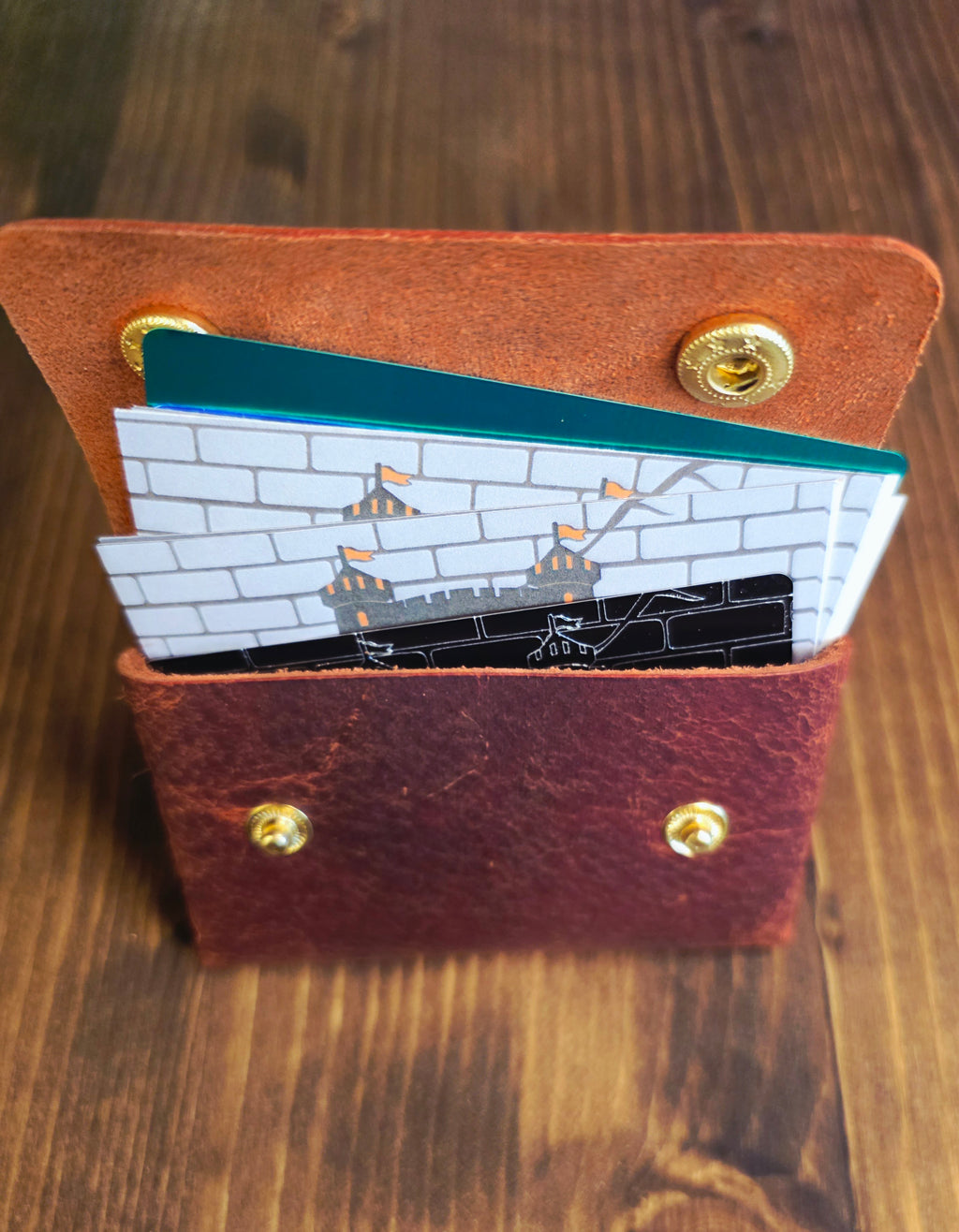 Genuine Leather Card Wallet/Business Card Holder